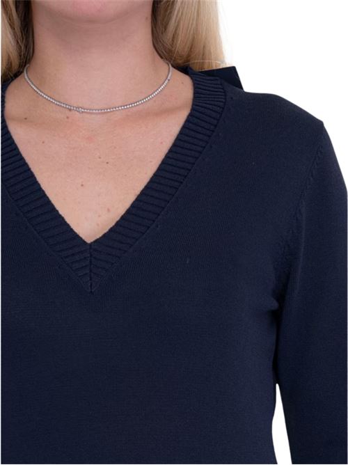 Maglia donna blu in cotone Peuterey | JANVI215