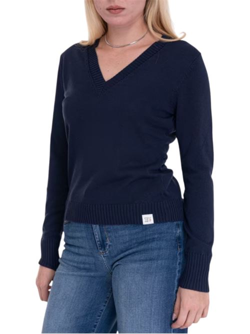 Maglia donna blu in cotone Peuterey | JANVI215