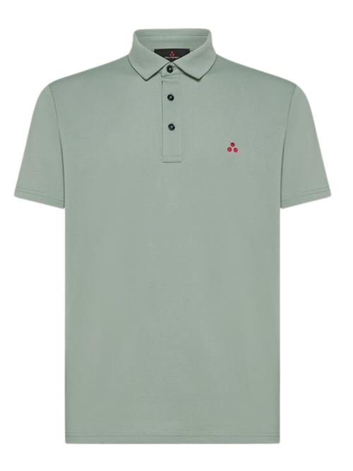 Polo verde menta in cotone e seta Peuterey | MEZZOLA02640