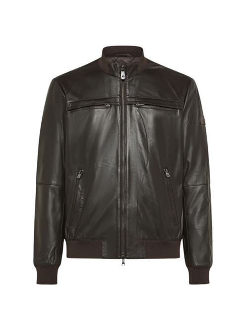 Giubetto uomo nero in pelle Peuterey | SANDSLTHPE07961