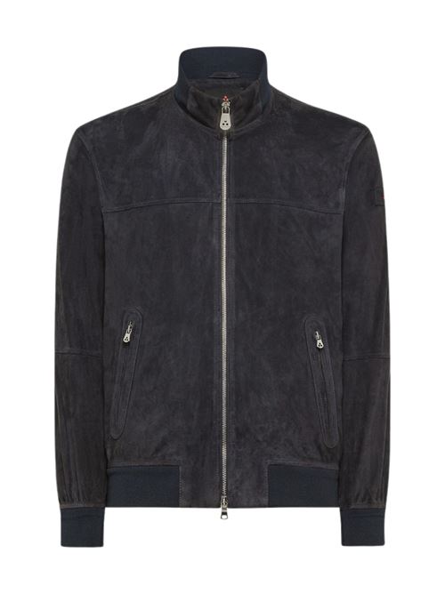 Giubetto uomo blu scamosciato Peuterey | SANDSUEDEPE07215