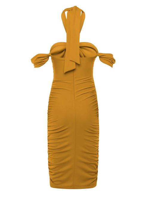 Abito donna senape in jersey Shiki | AISCI321