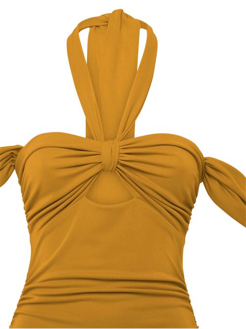 Abito donna senape in jersey Shiki | AISCI321