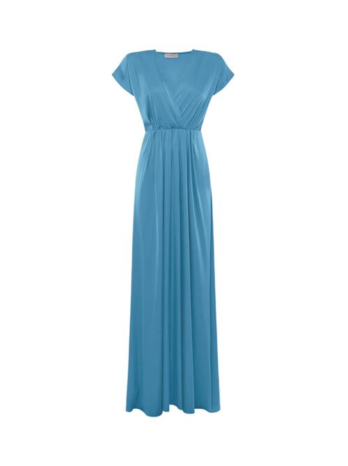Abito donna azzurro in poliestere Shiki | ALFI806