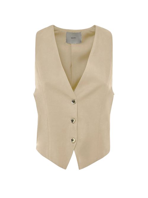 Gilet donna burro in viscosa Shiki | JOSE060