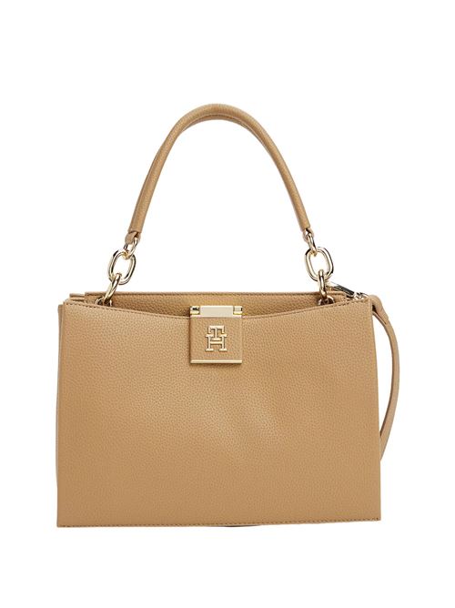 Borsa beige in poliuretano Tommy Hilfiger | Borse | AW0AW17190RBC