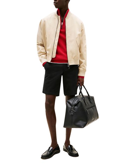 Short uomo nero in cotone Tommy Hilfiger | Pantaloni | MW0MW23563BDS