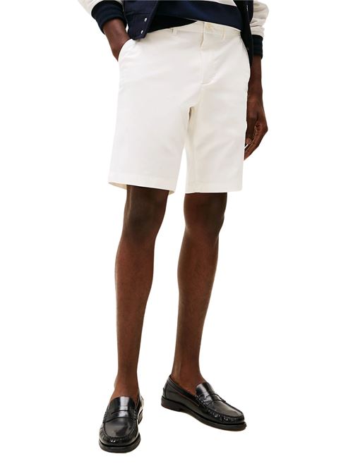 Short uomo avorio in cotone Tommy Hilfiger | Pantaloni | MW0MW23568YA8