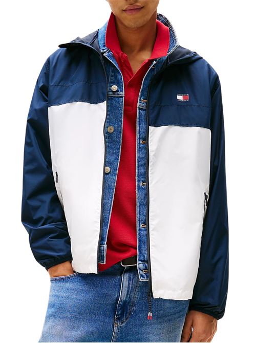 Giubetto uomo blu mix in poliestere Tommy Jeans | Capispalla | DM0DM202040GY