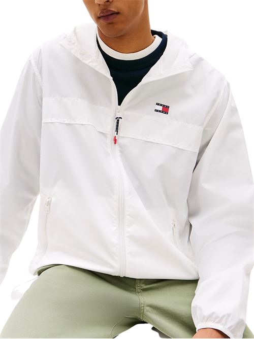 Giubetto bianco in poliestere Tommy Jeans | Capispalla | DM0DM20204YBL