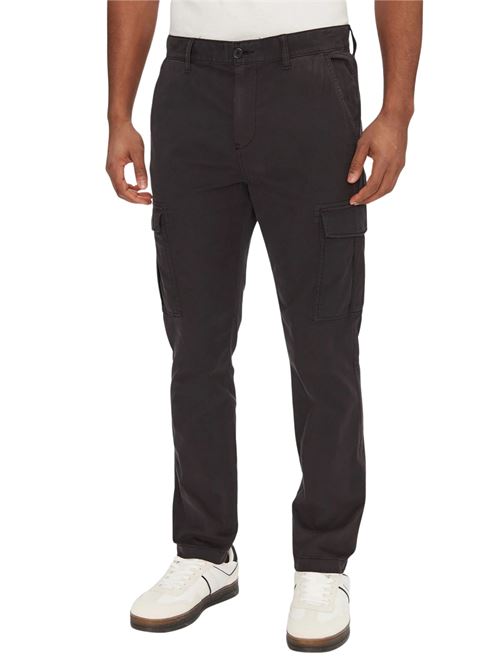 Pantalone nero in cotone Tommy Jeans | Pantaloni | DM0DM20281BDS