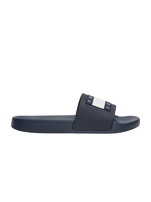 Ciabatta uomo blu in gomma Tommy Jeans Tommy Jeans | Scarpe | EM0EM01191C1G