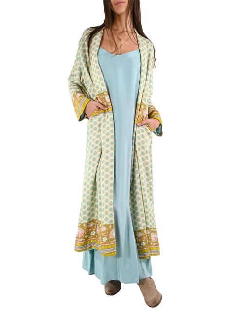 Kimono celeste in viscosa WU'SIDE | 252681