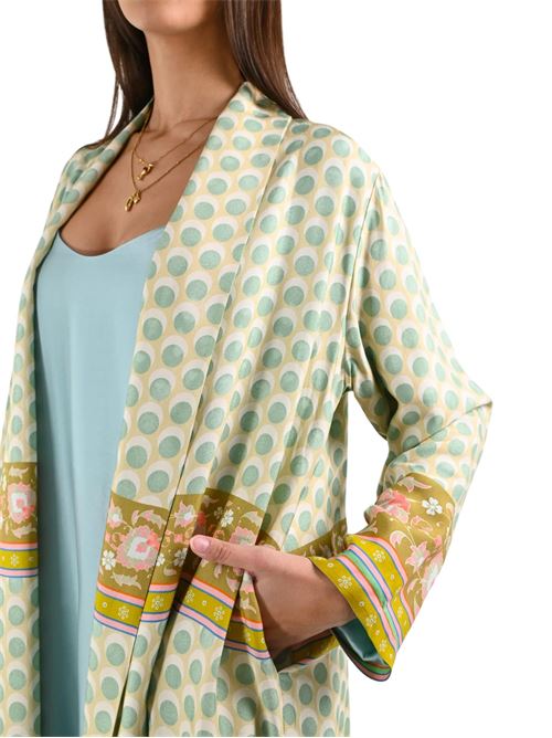 Kimono celeste in viscosa WU'SIDE | 252681