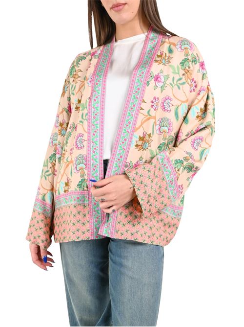 Giacca kimono rosa in viscosa WU'SIDE | 252693
