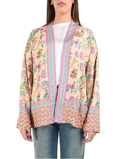 Giacca kimono rosa in viscosa WU'SIDE | 252693