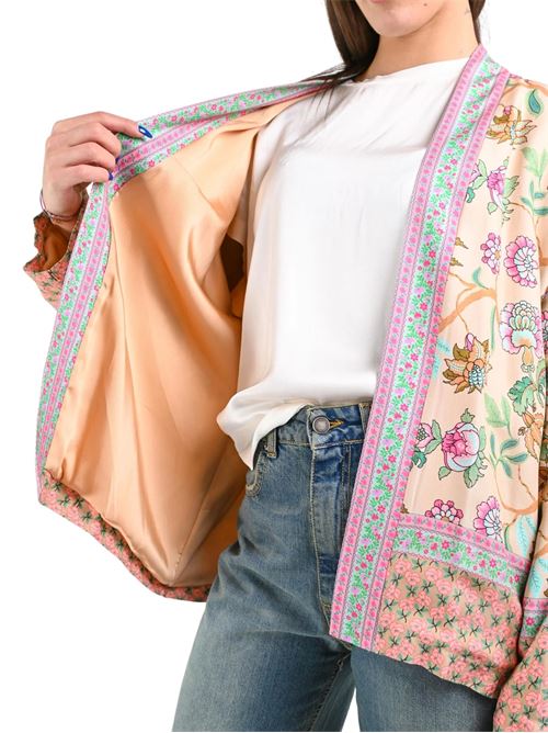 Giacca kimono rosa in viscosa WU'SIDE | 252693