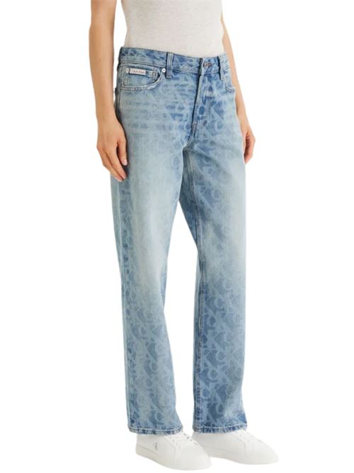 Jeans anni 90' con logo Calvin Klein Jeans | Jeans | LV047F678G1WX