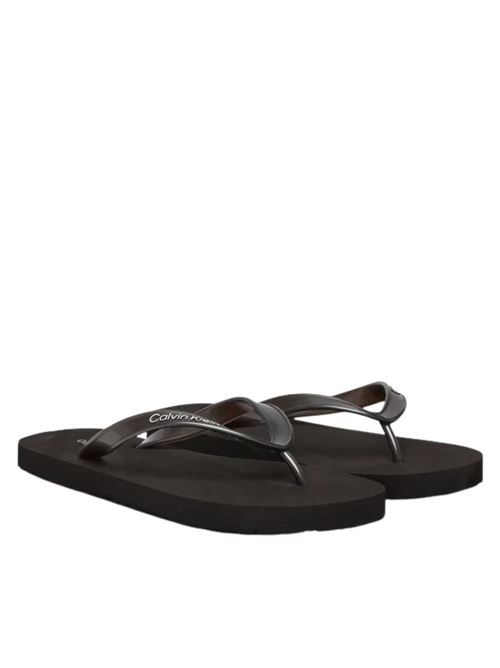 Ciabatte infradito con logo Calvin Klein | Scarpe | HW0HW029560GJ