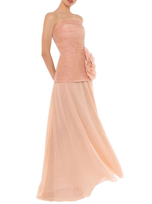 Abito con top plissè e gonna lunga Carla Ruiz | Abiti | 52505SALMO