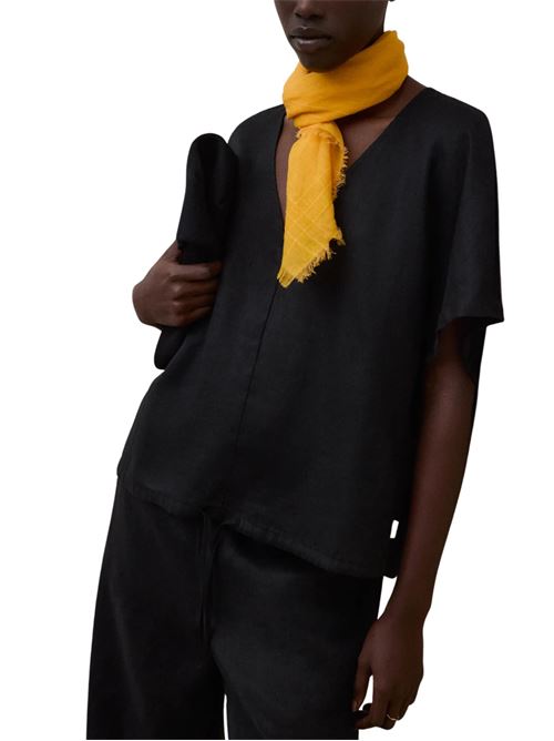 Blusa Dora in lino scollo a v Ecoalf | DORA319