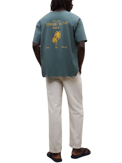 T-shirt Mund con stampa sul retro Ecoalf | MUND125