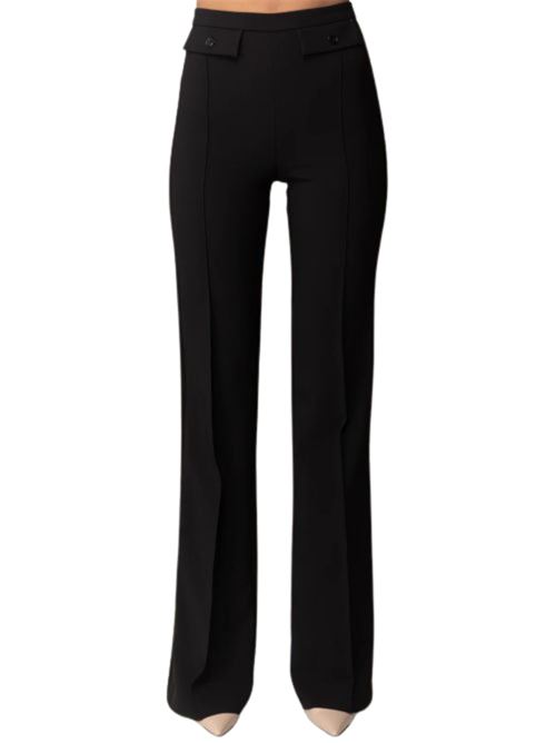 Pantaloni in crêpe Elisabetta Franchi | Pantaloni | PA18362E2110