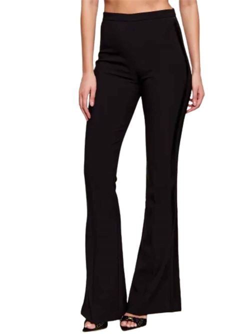 Pantalone in crêpe con banda laterale Elisabetta Franchi | Pantaloni | PA18462E2110