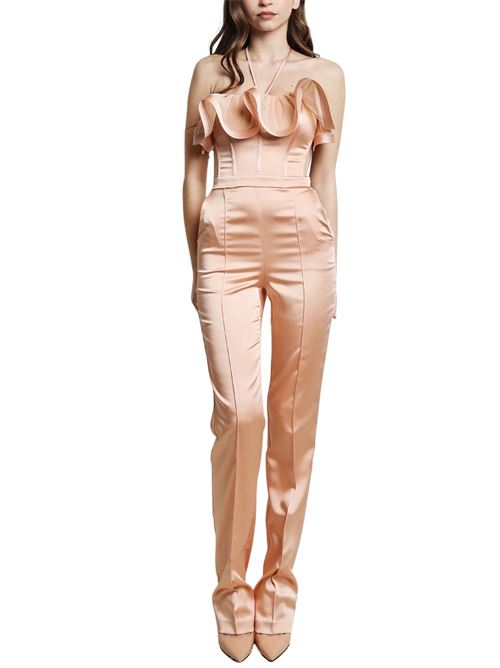 Tuta in raso stretch Elisabetta Franchi | Abiti | TU06562E2EA1