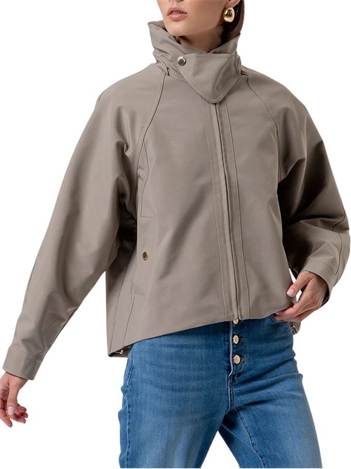 Giacca corta over con cappuccio Fracomina | C1007W68101208