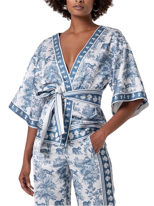 Giacca kimono fantasia Fracomina | J3008W459K5083