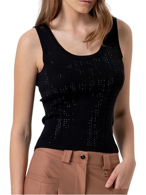 Canotta strass Fracomina | T4005K524R9053