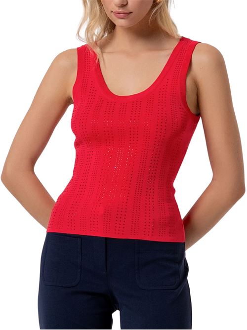 Canotta strass Fracomina | T4005K524R9101