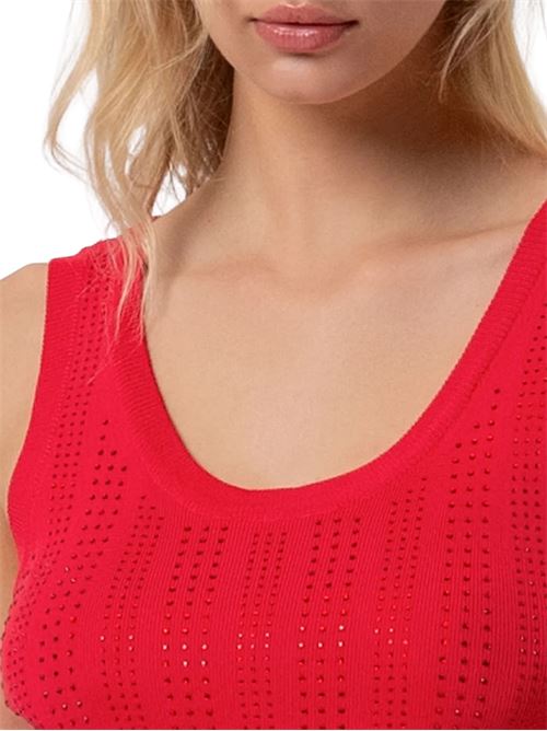 Canotta strass Fracomina | T4005K524R9101