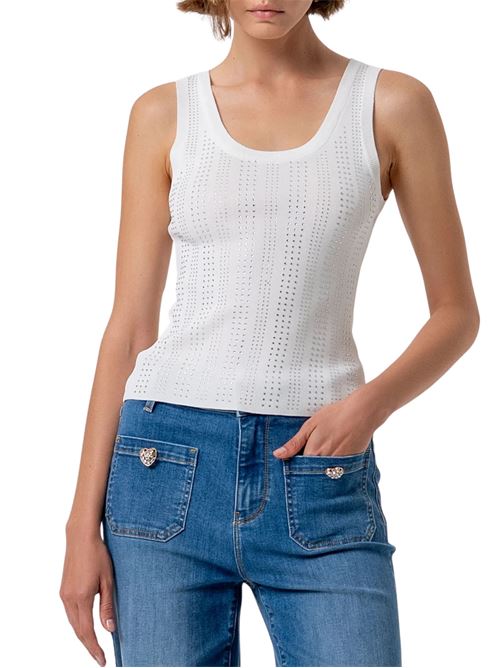 Canotta strass Fracomina | T4005K524R9108