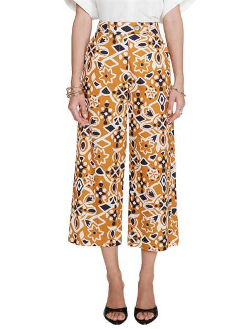 Pantaloni a 7/8 con stampa Grace & Mila | Pantaloni | SS2613028FANT