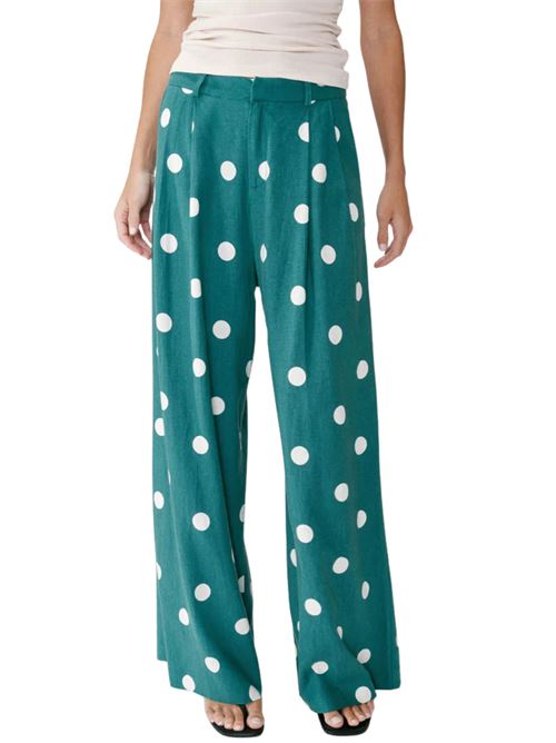 Pantaloni con stampa pois Grace & Mila | Pantaloni | SS2623028EMER