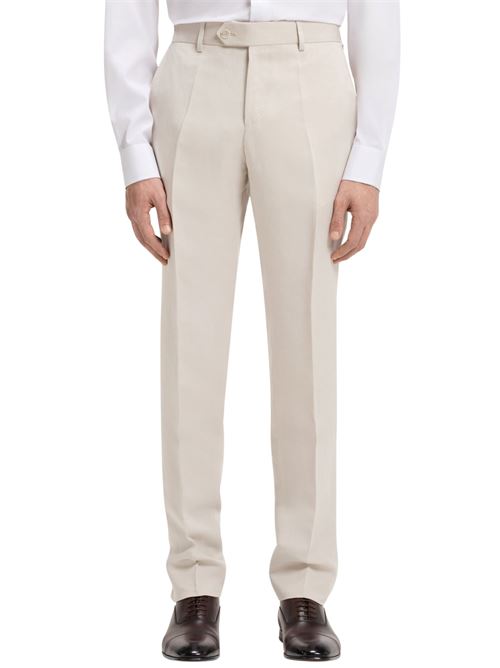 Pantalone in misto lino BOSS by Beckham Hugo Boss | Pantaloni | 50563811075