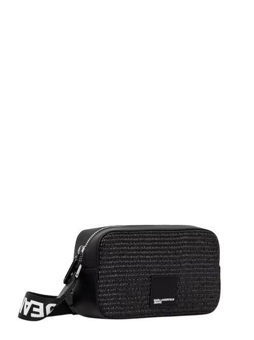 Borsa a tracolla in rafia Karl Lagerfeld jeans | Borse | B2W30114999