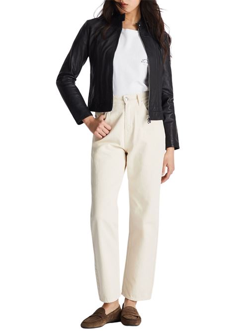 Giacca biker in pelle Peuterey | ADELIALEVEGNER