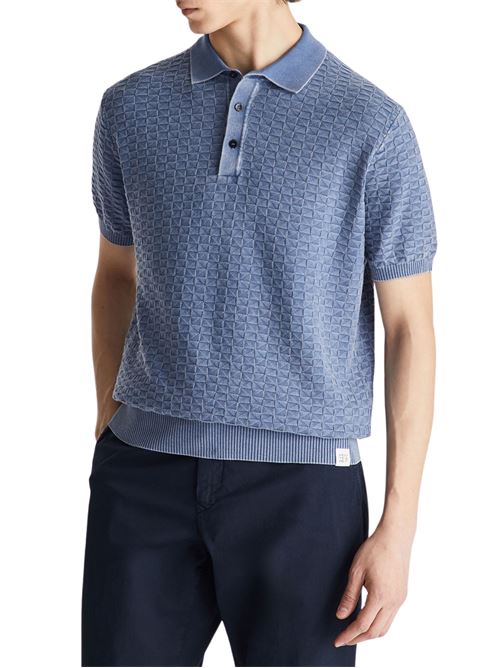 Polo in maglia con lavorazione geometrica Peuterey | KEIRIN02258