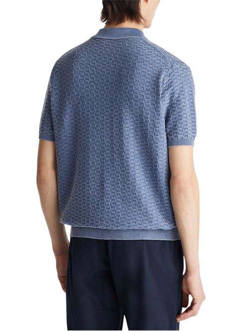 Polo in maglia con lavorazione geometrica Peuterey | KEIRIN02258