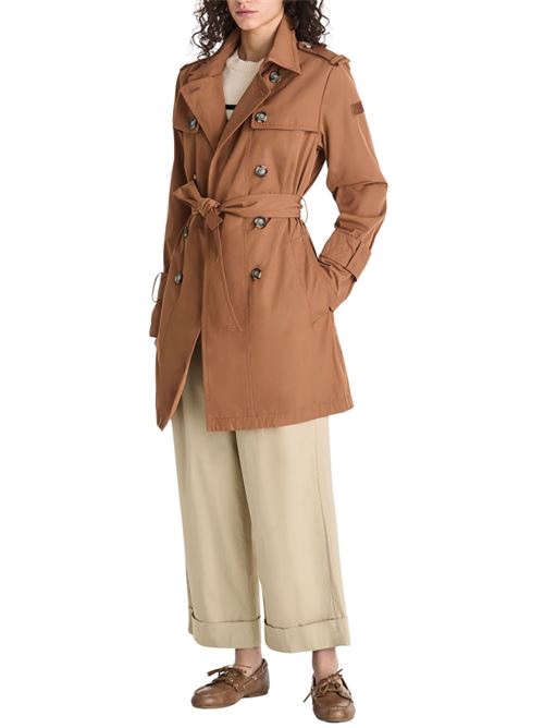 Trench doppiopetto in taffetà Peuterey | KNUDETJT01466