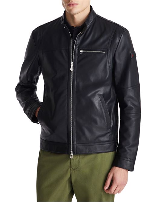 Giacca biker in pelle Peuterey | SAGUAROPE11NER