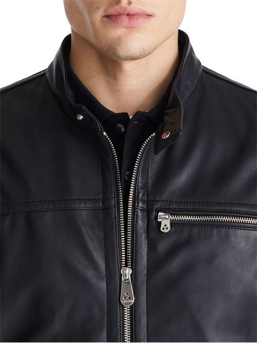 Giacca biker in pelle Peuterey | SAGUAROPE11NER