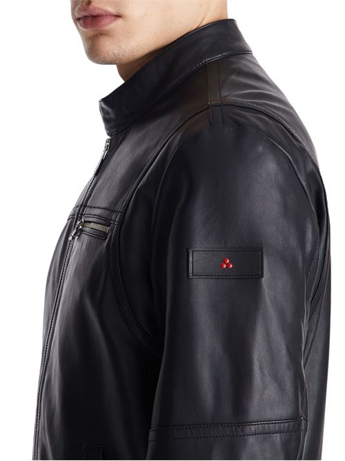 Giacca biker in pelle Peuterey | SAGUAROPE11NER