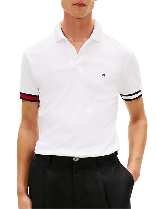 Polo slim fit in cotone fluido Tommy Hilfiger | Polo | MW0MW42743YBR