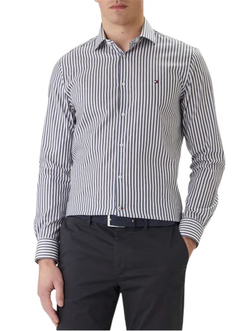 Camicia in popeline a righe Tommy Hilfiger | Camicie | MW0MW42928C7G