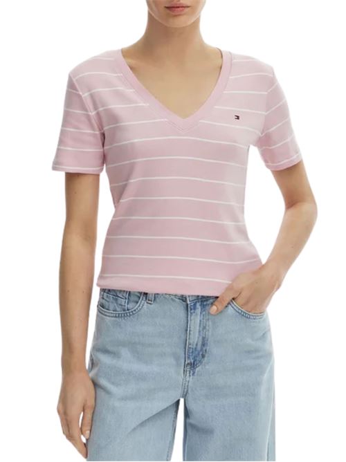 T-shirt slim fit a righe Tommy Hilfiger | T-shirt | WW0WW405840D5