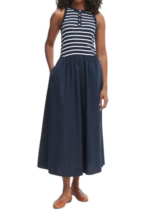 Abito in popeline con bottoni dorati Tommy Hilfiger | Abiti | WW0WW496280X3